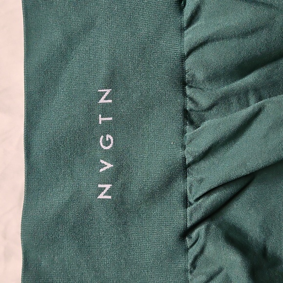 NVGTN Teal High-Waisted Leggings With Tummy Control Pannel, size XL - Picture 3 of 7
